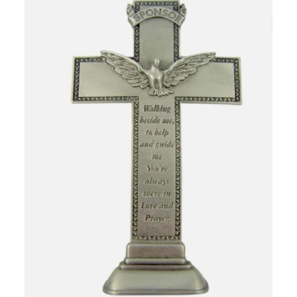 Inspirational Sponsor Cross with Dove